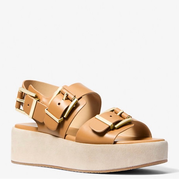 Brand new Michael Kors leather  Sandals 9 ! - Picture 2 of 9